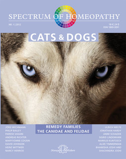 Spectrum of Homeopathy 2012-I, Cats and Dogs - E-Book, Narayana Verlag