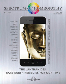 Spectrum of Homeopathy 2012-3, The Lanthanides - E-Book, Narayana Verlag