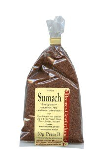 Sumach, Essigbaum, gemahlen - 50 g/