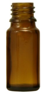 Brown glass bottles, 30 ml without fastening and dropper/