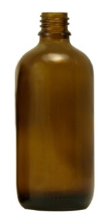 Fioles en verre brun  100 ml  sans bouchon ni goutte-à-goutte - 10 pièces/
