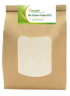 Erbsenprotein Bio 82 % - Isolat - PIOWALD - 1 kg/