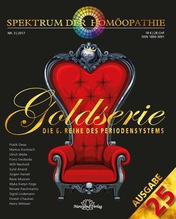 Spektrum der Homöopathie 2017-3, Goldserie - die 6. Reihe des Periodensystems - E-Book/Narayana Verlag