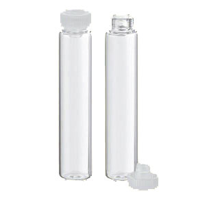 Rolled-edge glass vials 2g clear