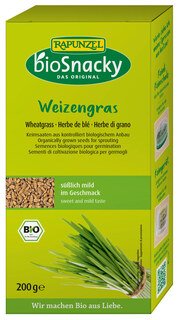 Herbe de blé  Graines à germer Bio  BioSnacky "Dr Vogel"  200 g/