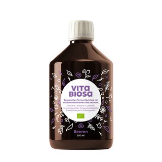 Boisson aux plantes Vita Biosa, baies d'aronia, bio - 500 ml/