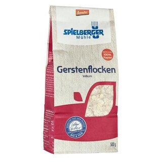 Gerstenflocken Vollkorn, demeter - Spielberger - 500 g