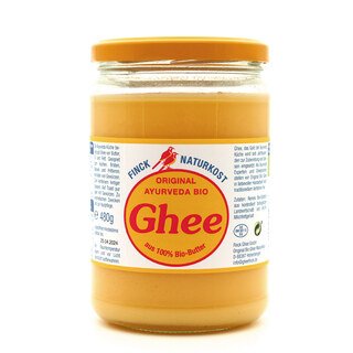 Ghee Bio - Ayurvedisches Butterfett - Finck Naturkost - 480 g