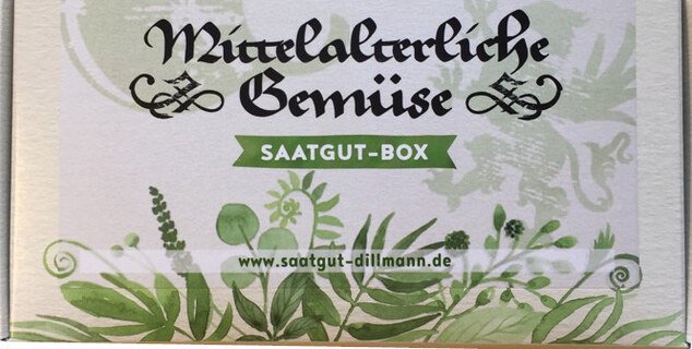 Saatgut Box Mittelalterliche Gemüse Bio/