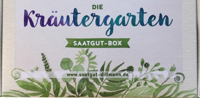 Kräutergarten Saatgut-Box Bio/