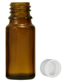 Brown glass bottles, 30 ml with closure and dropper U1/