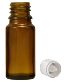 Brown glass bottles, 30 ml with closure and dropper U2