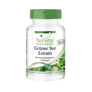 Grüner Tee Extrakt - 100 Kapseln