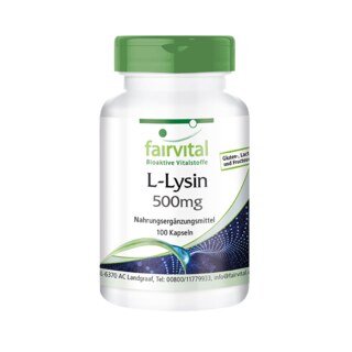 L-Lysin 500 mg - 100 Kapseln/