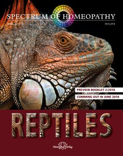 Spectrum of Homeopathy 2018-2, Reptiles - E-Book/Narayana Verlag