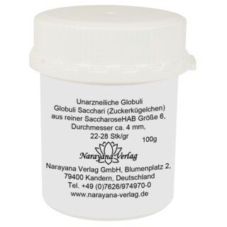 Sucrose pillules, unmedicated, size No.6 - 100 g/Narayana Verlag