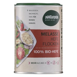 Mélasse, flocons de levure nutritionnelle Bio  100 g/