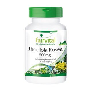 Rhodiola Rosea 500 mg - 120 Kapseln/