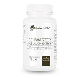 Schwarzer Knoblauch-Extrakt - FürstenMED® - 130 Kapseln/