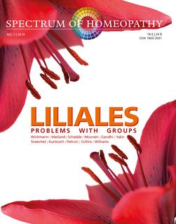 Spectrum of Homeopathy 2019-1, LILIALES/Narayana Verlag