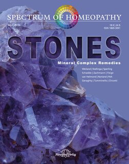 Spectrum of Homeopathy 2019-3, STONES - Mineral Complex Remedies - E-Book, Narayana Verlag