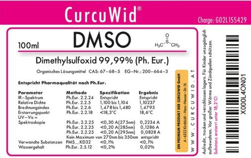 DMSO - diméthylsulfoxyde - 100 ml
