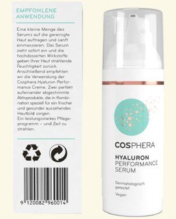 Hyaluron Performance Serum from Cosphera - high-dose - 50 ml
