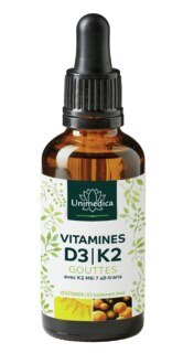 Vitamine D3/K2 MK7 all-trans gouttes - Unimedica - 50 ml