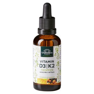 : Vitamin D3 / K2 MK7 all-trans drops - by Unimedica - 50 ml
