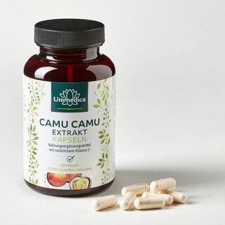 Camu Camu - 500 mg hochdosiert - 120 Kapseln - von Unimedica
