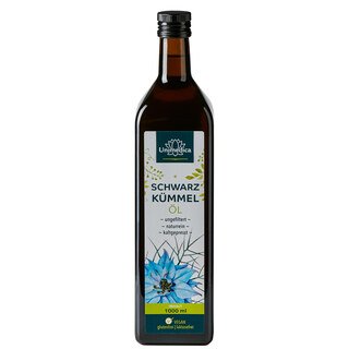Black cumin seed oil, unfiltered - 1000 ml - from Unimedica/