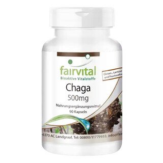 Chaga 500 mg - 90 Kapseln/