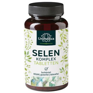 Sélénium Complexe - 200 µg hautement dosé - 365 comprimés - par Unimedica/
