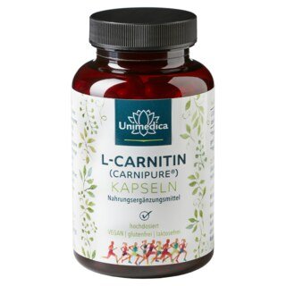 L-Carnitin (Carnipure®) - 2000 mg pro Tagesdosis - 120 Kapseln - von Unimedica/ L-Carnitin (Carnipure®) - 2000 mg pro Tagesdosis - 120 Kapseln - von Unimedica/