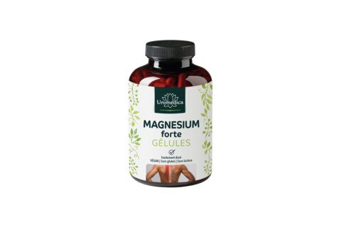 Magnesium forte - 400 mg par dose quotidienne (1 gélule) - 365 gélules - par Unimedica