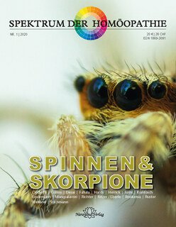 Spektrum der Homöopathie 2020-1, Spinnen und Skorpione/Narayana Verlag