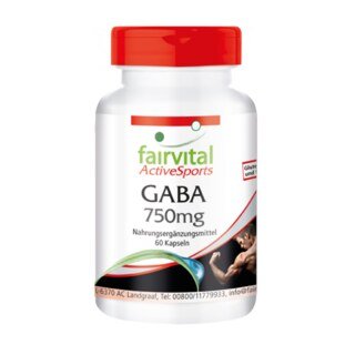 GABA 750 mg - 60 Kapseln/