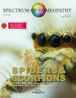 Spectrum of Homeopathy 2020-2, Spider and Scorpions - E-Book, Narayana Verlag