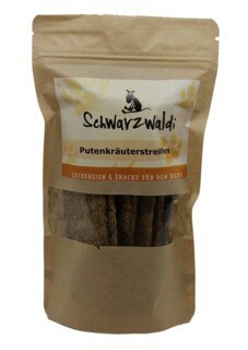 Schwarzwaldi Turkey Herb Strips - 150g - Dog Food Supplement (treat)/