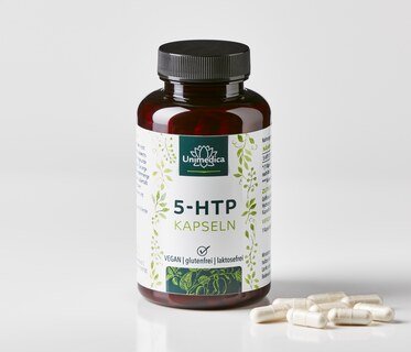 5-HTP Kapseln - 100 mg - 180 Kapseln - von Unimedica