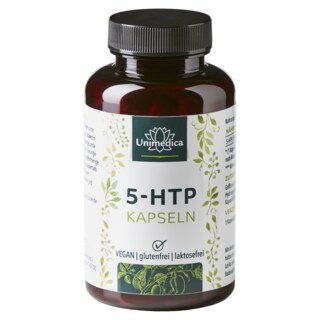 5-HTP Kapseln - 100 mg - 180 Kapseln - von Unimedica/