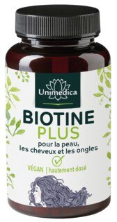 Biotine plus avec sélénium et zinc - 365 comprimés  par Unimedica