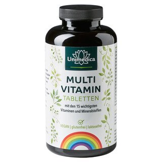 Multivitamin - 450 Tabletten - von Unimedica/