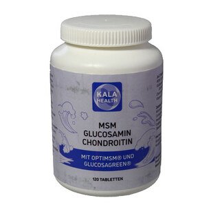 MSM & GLUCOSAMINE & CHONDROITIN - Kala Health -120 Tabletten/ MSM & GLUCOSAMINE & CHONDROITIN - Kala Health -120 Tabletten/