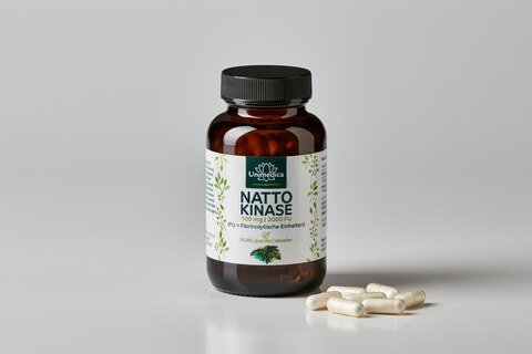 Nattokinase - 100 mg / 2000 FU pro Tagesdosis (1 Kapsel) - 120 Kapseln - von Unimedica