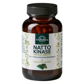 Nattokinase - 100 mg / 2000 FU per daily dose (1 capsule) - 120 capsules - by Unimedica/