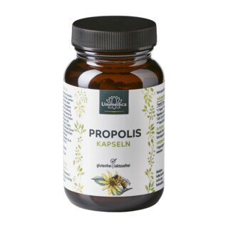 Propolis Kapseln - 1000 mg Propolisextrakt pro Tagesdosis (2 Kapseln) - 60 Kapseln - von Unimedica