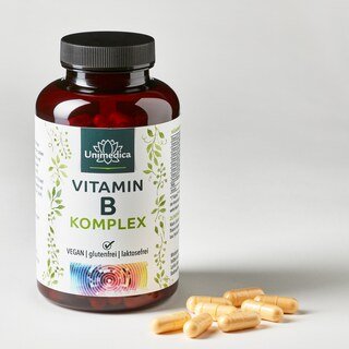 Complexe de vitamines B  hautement dosé - 180 gélules - par Unimedica