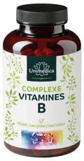 Complexe de vitamines B  hautement dosé - 180 gélules - par Unimedica