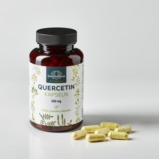 Quercetin - 500 mg pro Tagesdosis (1 Kapsel) - 120 Kapseln - von Unimedica